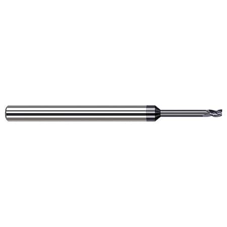 Harvey Tool 5/32 Cutter dia. x 0.2340 in. 15/64 x 1-1/4 Reach Carbide Square End Mill, 4 Flutes, AlTiN Coated 874210-C3